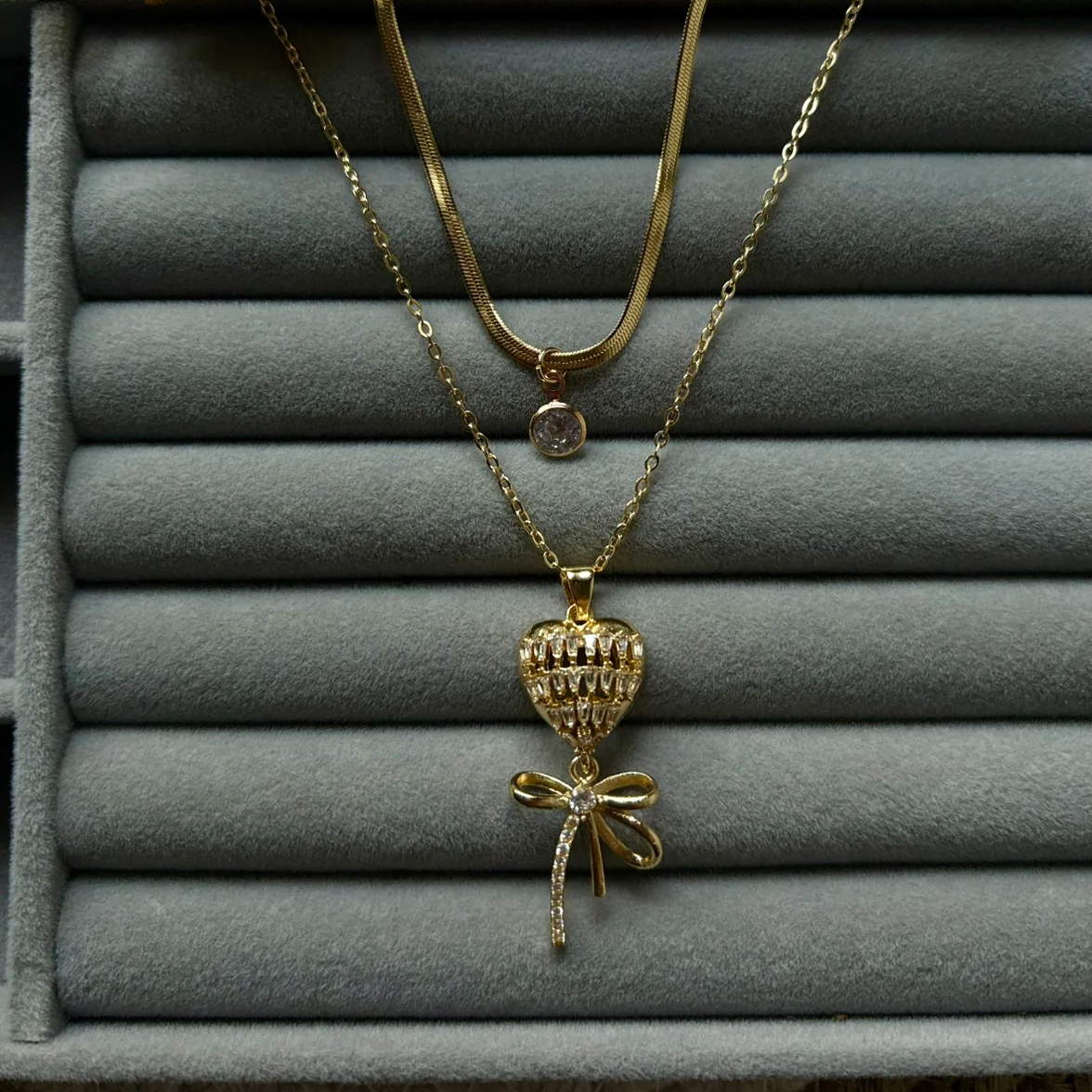 Double Layer Anti tarnish Neklace