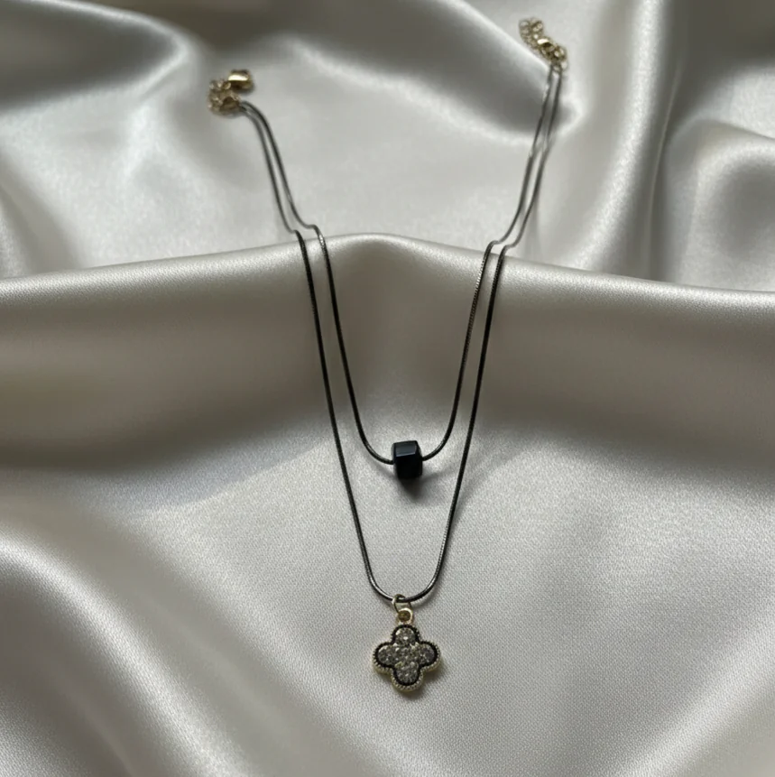 Stainless steel Double layer chain