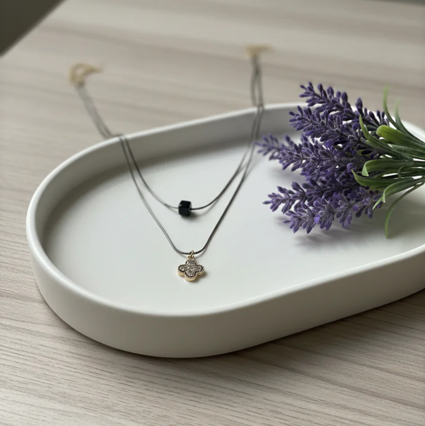 Stainless steel Double layer chain